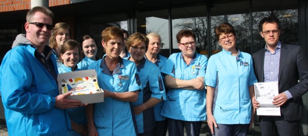 Actieplan Zorg - Overhandiging taart NeboPlus