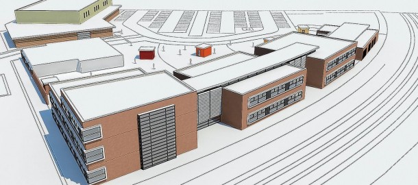 Impressie van de nieuwe burgtschool