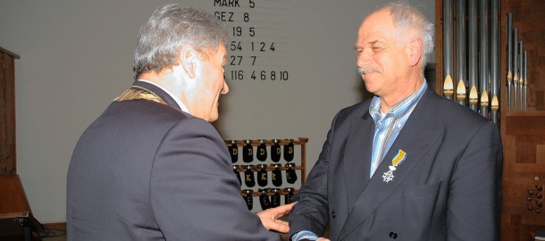 Jaap Hazeleger (56) uit Barneveld is woensdagavond koninklijk onderscheiden.