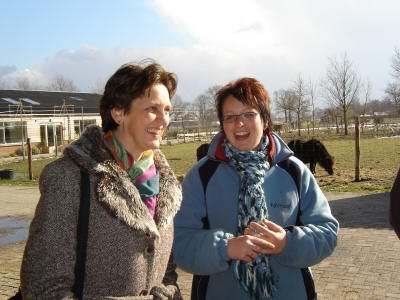 Tjitske Kuiper in gesprek met Esther Brouwer de Koning, een van de vier ondernemers op Klein Essen