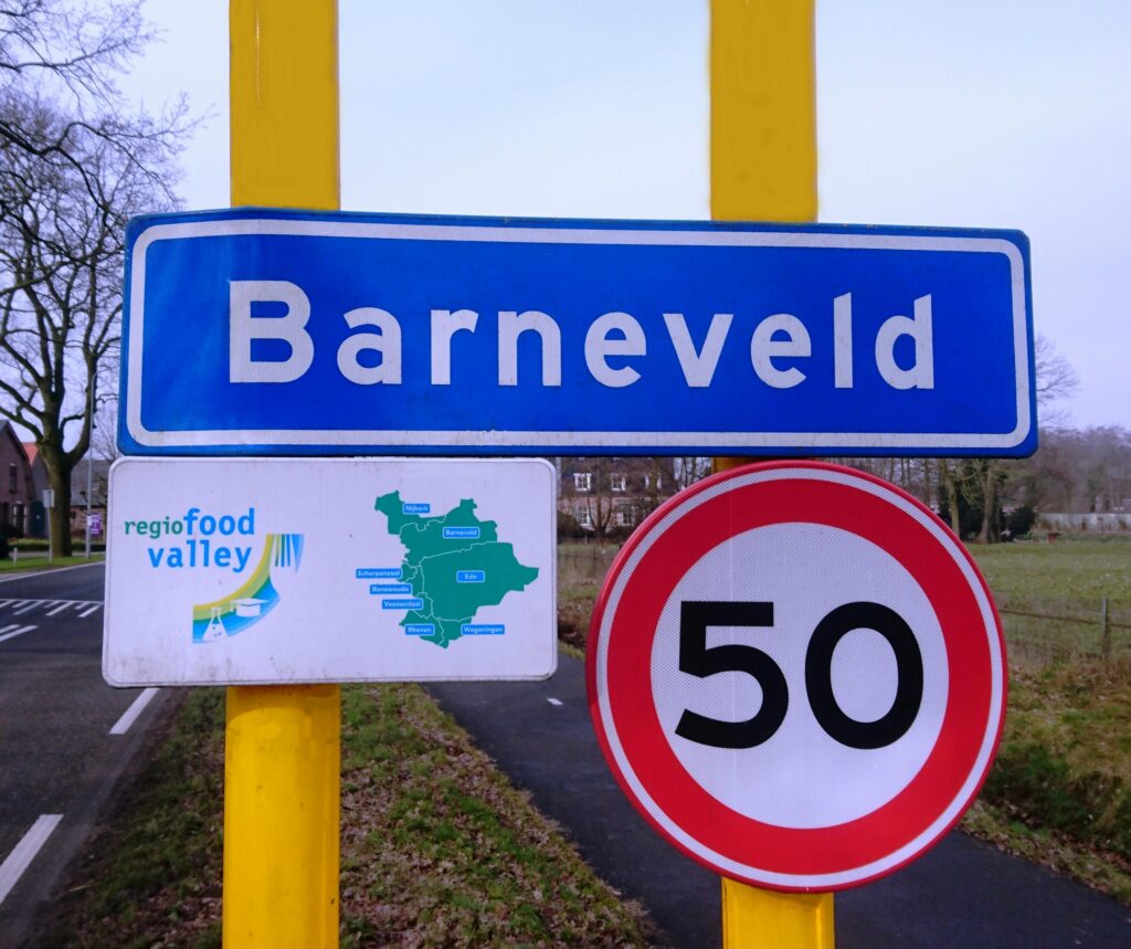Foto van plaatsnaambord van Barneveld